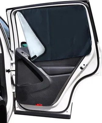 Image de Famanu : Protection solaire pour voiture, pour bébé - Magnétique, protection UV, protection contre la chaleur et l'éblouissement, lot de 2