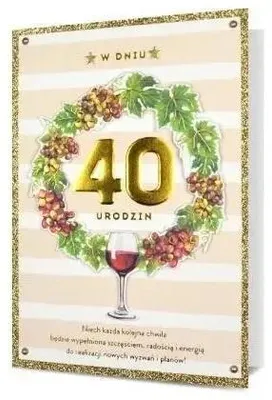 Immagine prodotto di B6 Biglietto di auguri 40 Hm200-2295