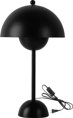Produktbild von Alpinaluz Lampe aus Metall im nordischen Stil, E27, 34 cm, schwarz