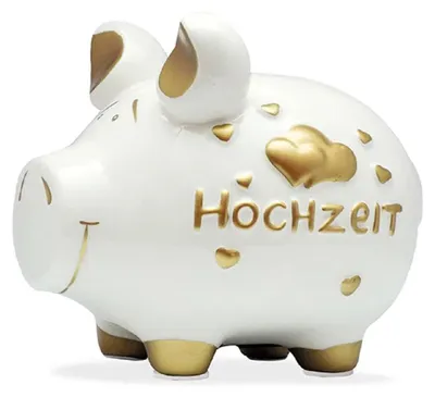 Produktbild von Spardose Hochzeit 17x15x15 cm - Sparschwein Company - Geldgeschenk, Deko