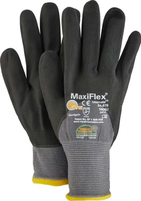 Produktbild von ATG Handschuh MaxiFlex Ultimate 2441 grau/schwarz 8
