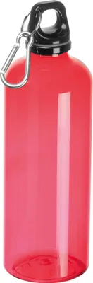 Produktbild von Sporttrinkflasche mit Karabinerhaken / 600ml / Farbe: rot