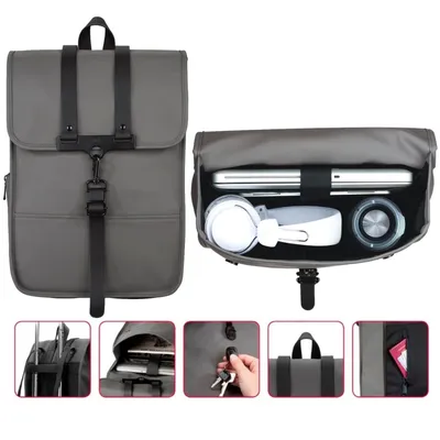 Produktbild von Hama Perth, Rucksack, 39,6 cm (15.6"), Schultergurt, 640 g