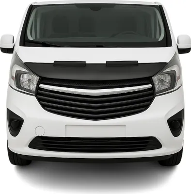 Zdjęcie produktu dla Osłona maski silnika do Opel Vivaro 2014-2019 Czarna winylowa osłona samochodowa