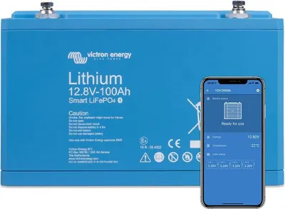Produktbild von LiFePO4 battery 12 8V/100Ah - Smart