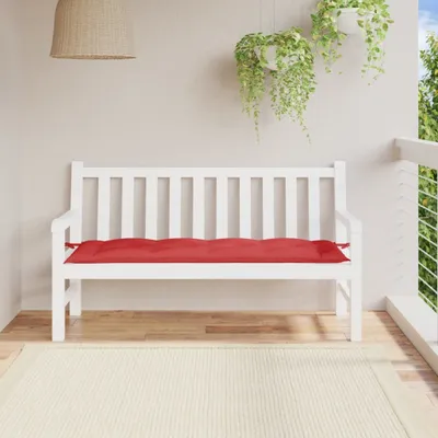 Obrázok produktu pre Nábytok Vankúš na záhradnú lavicu červený 150x50x7 cm Oxford látka - Vankúše na záhradný nábytok 2024