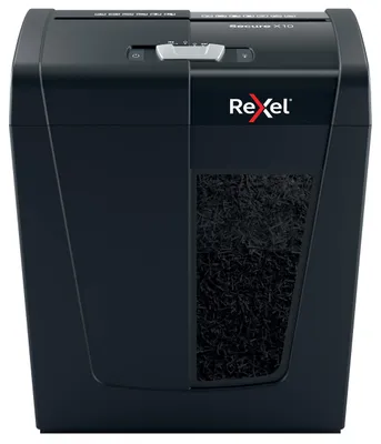 Obrázok produktu pre Rexel Secure X10, Krížové rezanie, 4 x 40 mm, 18 L, 150 listy, 68 dB, 10 listy