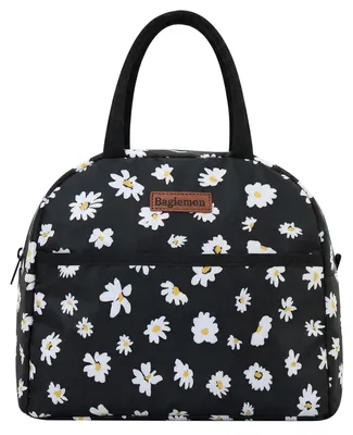 Isolierte Lunchtasche 9 l, schwarz, für Arbeit & Schule