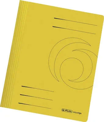 Produktbild von Schnellhefter A4 Karton 240g/qm intensiv gelb Packung mit 25 Stück
