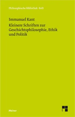 Obrázek produktu pro Kleinere Schriften zur Geschichtsphilosophie, Ethik und Politik