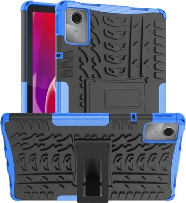 Produktbild von Lenovo Tab M11 Hülle - Panzer Back Cover mit Ständer - Blau