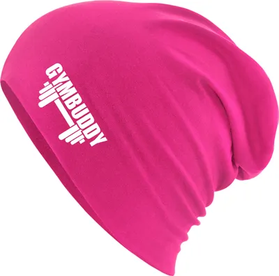 Produktbild von Huuraa Beanie Gymbuddy Hantel Fuchsia One Size Baumwolle und Elasthan Mütze Geschenkidee