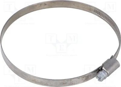 Imagen del producto de 1 abrazadera para manguera: rango de sujeción de 90 a 110 mm, ancho de 9 mm, acero inoxidable AISI 430, modelo D2090. Abrazaderas para mangueras