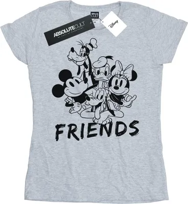 Zdjęcie produktu dla Disney – koszulka damska „Mickey Mouse And Friends” BI48741 (S) (szara)