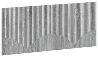 Image de vidaXL Tête de lit murale HOORN, bois imitation sonoma gris