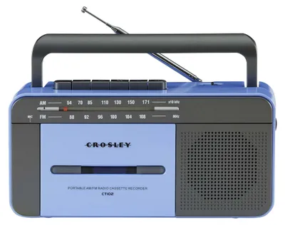 Produktbild von Crosley CT102A Kassettenspieler Blau & Grau