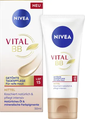 Produktbild von NIVEA VITAL BB Getönte Tagespflege LSF15 Sonnenschutz Glättend