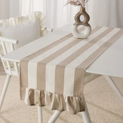 Obrázok produktu pre Bežec na stôl s volánom 40x160 cm