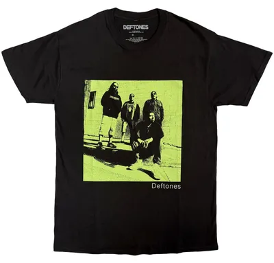 Produktbild von Deftones Green Photo Black L T-Shirt