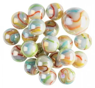 Image de Filet de 20 billes 16 mm + 1 calot 25 mm licorne - kim play - jeu de recréation, adresse