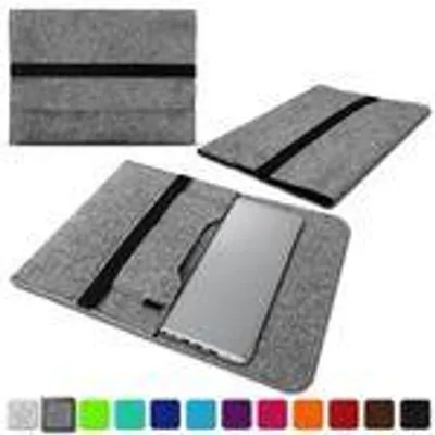 Produktbild von Schutzhülle für Samsung Galaxy Tab S11 S10 S9 Ultra 14,6 Zoll Tasche Hülle FilzFarben:Dunkel Grau