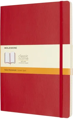 Image de Moleskine Scarlet Red Extra Large Ruled Notebook Soft