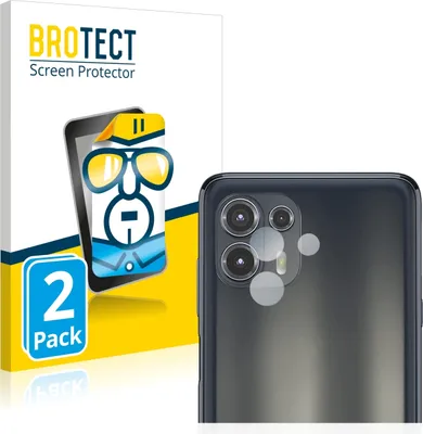 Produktbild von 2x Für Motorola Edge 20 Lite (NUR Kameraschutz) Schutzfolie BROTECT Displayschutz Display Schutz Folie Klar Transparent