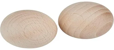 Obrázek produktu pro Dřevěné kuličky bez otvoru, průměr 40 mm, 2 kusy