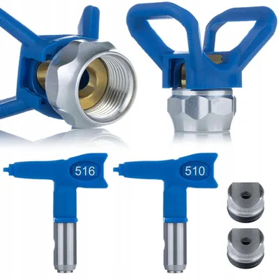 Obrázek produktu pro Rosfix SpraySet ProFFLP 510 + 516 + hlavice RAC X – sada lakovacích trysek SoftFlow | nízkotlaké | kompatibilní se značkou Graco | HQ