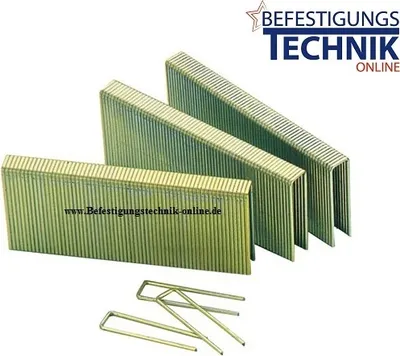 Image de 7500 Agrafes 40mm galvanisées pour Prebena GB Tjep ES-500/40 Haubold PN-540 KL-20 7,5M