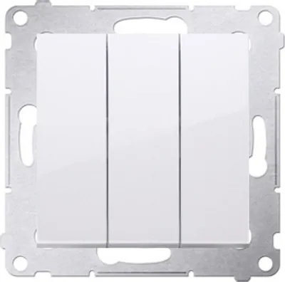 Image de Triple interrupteur blanc DW31.01/11 Simon 54