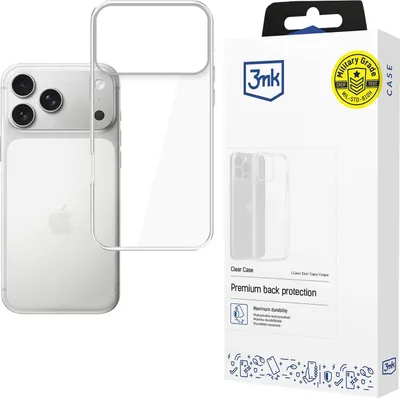 Zdjęcie produktu dla 3MK 5903108665049, Pokrowiec, Apple, iPhone 17 Pro Max, 17,5 cm (6.9"), Przezroczysty