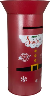 Produktbild von Weihnachtlicher Deko Briefkasten 78cm aus Metall