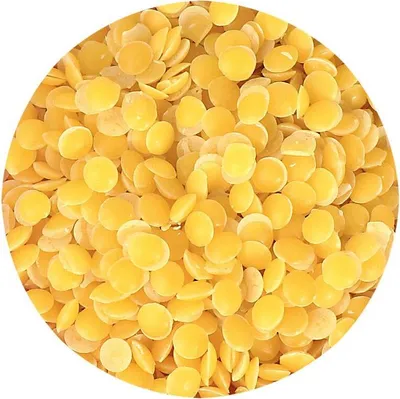 Produktbild von 200g Reine Bienenwachs Pastillen Zusatzfrei Diy Kosmetik Wachspapier Kerzen 1344