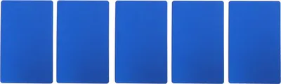 Obrázok produktu pre 50PCS Vizitka Laserové gravírovanie Vodotesný a odolný proti opotrebovaniu hliník Návštevná karta pre spoločnosť Blue