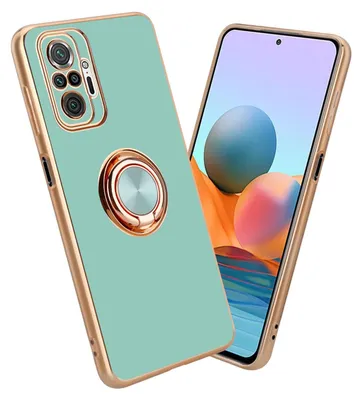 Image de Cadorabo Housse de protection pour Xiaomi RedMi NOTE 10 PRO Housse en turquoise Etui Case Cover protection caméra support voiture magnétique
