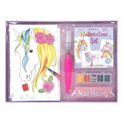 Immagine prodotto di DEPESCHE Miss Melody cavalli acquerelli colori assortiti