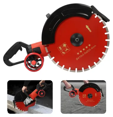 Immagine prodotto di Segatrice circolare, potenza 7200 W, velocità 3000 giri/min, lama da 163 mm, pompa dell'acqua inclusa, impugnatura ergonomica