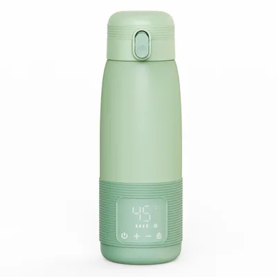 Produktbild von Flaschenwärmer, USB-wiederaufladbar, schnelle Erwärmung & präzise Temperaturkontrolle, ideal für Reisen mit Muttermilch und Baby-Formel