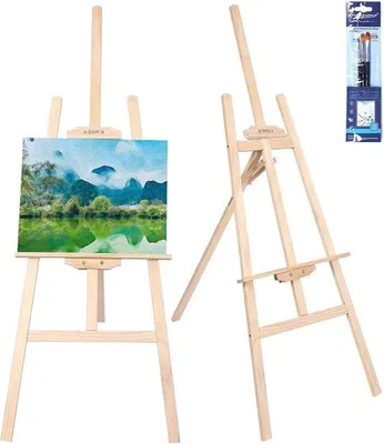 Produktbild von Famanu Staffelei 150 cm - Höhenverstellbar und klappbar
