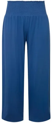 Obrázok produktu pre Ulla Popken, dámske oblečenie, veľké veľkosti, kalhoty štýlu Marlene, široké nohavice, široký elastický pás