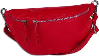 Produktbild von Florence Leder Tasche Gürteltasche rot OTF820R