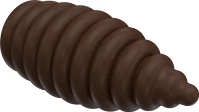 Produktbild von Interdeco Endstücke / Zierabschlüsse für Gardinenstangen mit 16 mm Ø Nussbaum, Typ Asta (Rillenform), Pack. 2 Stück