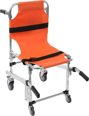 Zdjęcie produktu dla Krzesło schodowe, lekkie, ergonomiczny design, kolor pomarańczowy