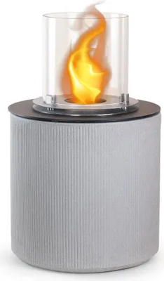 Produktbild von MODIGLIANI Corda Beige Bioethanol-Kamin, freistehende Feuerschale für den Innen- und Außenbereich, Durchmesser 36 x Höhe 56