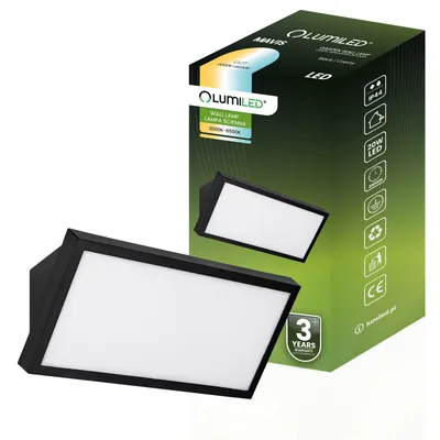 Produktbild von LUMILED Außenwandleuchte 20W Modern 230V 3000 K-6500 K warmweiß neutralweiß kaltweiß Wandlampe Außenlampe Wandleuchte IP44 spritzwasserdicht Außen