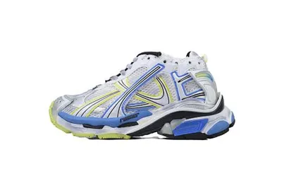 Produktbild von 772767 W3RNY 0213 Balenciaga Runner Sneaker White Blue Yellow SIZE:EUR39