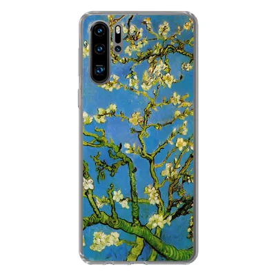 Produktbild von MuchoWow® Handyhülle Schutzhülle Hülle für Huawei P30 Pro Mandelblüte - Vincent van Gogh Silikon Softcase Handy Hülle - Schutzdeckel