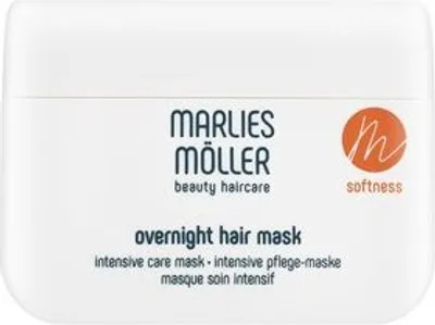 Obrázok produktu pre Marlies Möller Softness Overnight Hair Mask Hydratačná maska pre hladké a lesklé vlasy 125 ml