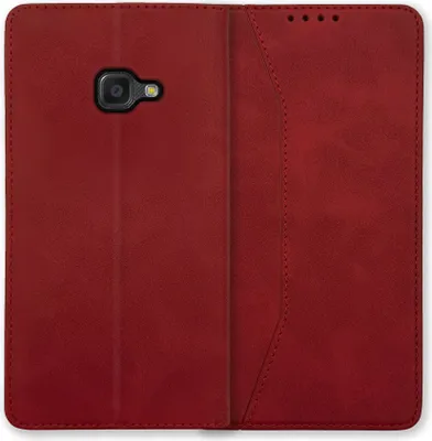 Produktbild von Bookstyle 'Premium' Schutzhülle Klapphülle Schutztasche Etui Cover für Samsung Galaxy Xcover 4 - Rot